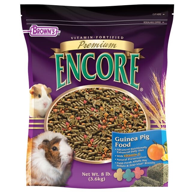 F.M. Brown's Encore Premium Guinea Pig Small Animal Food - 8 Lbs Default Title