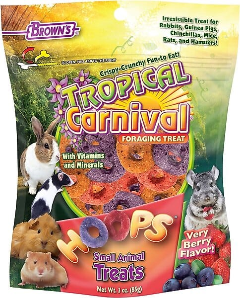 F.M Brown's Tropical Carnival Natural Behaviors Bio-Treat Small Animal Treats - 3 Oz Default Title