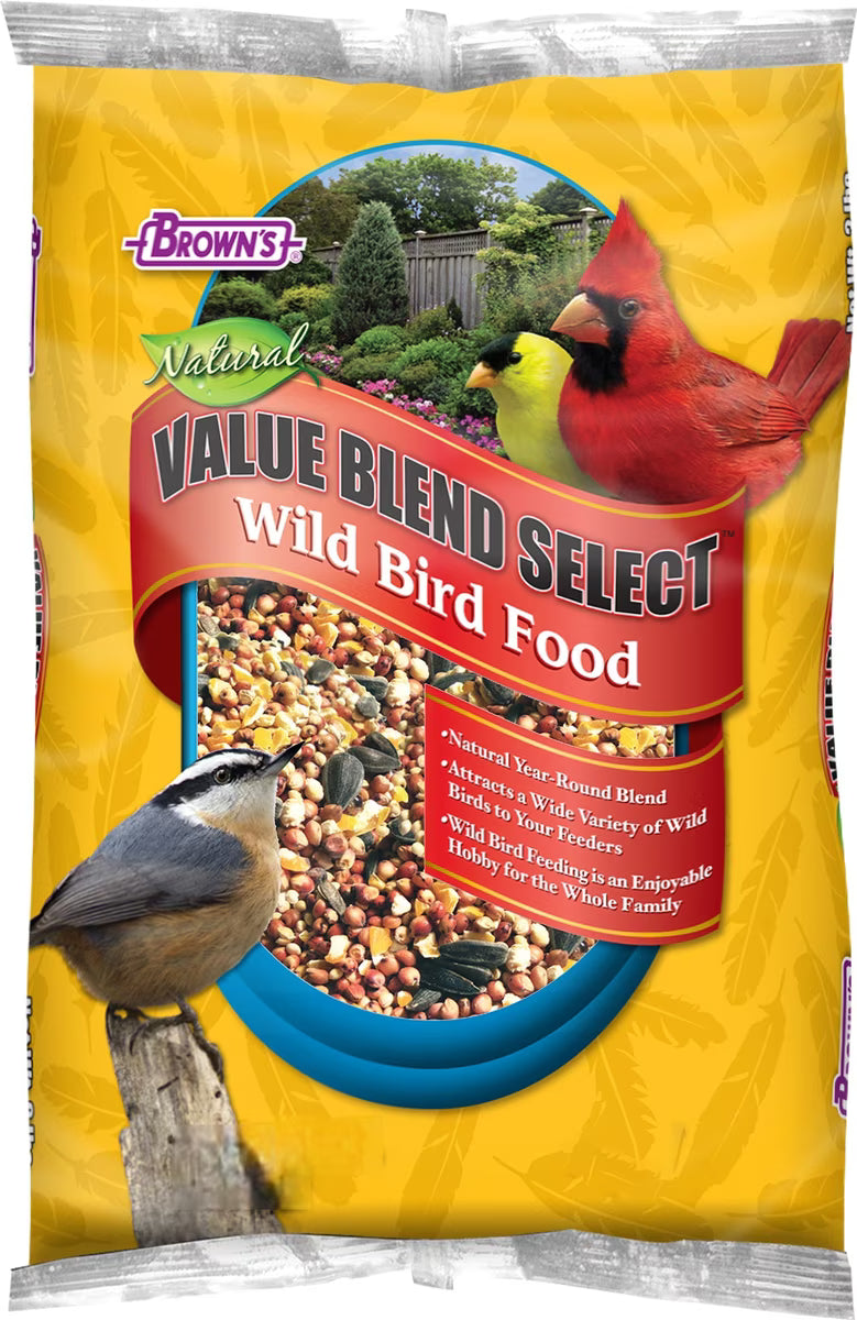 F.M. Brown's Value Blend Select Year-Round Wild Bird Food - 40 Lbs