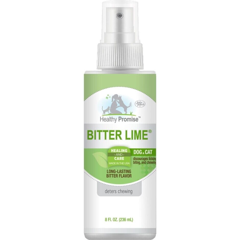 Four Paws Bitter Lime Taste Deterrent Dog Spray - 8 Oz  