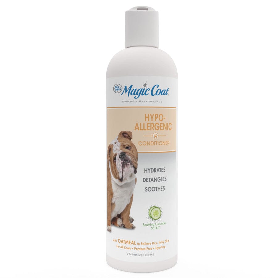 Four Paws Magic Coat Hypo-Allergenic pet Conditioner - Oatmeal/Cucumbe - 16 Oz