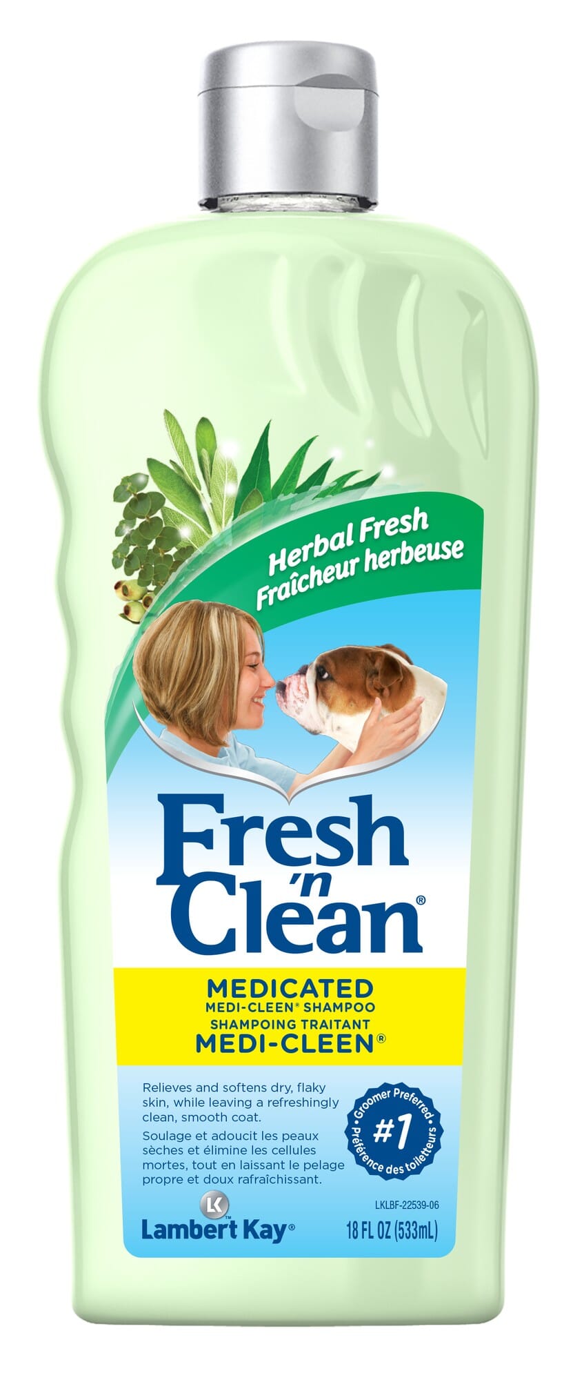 Fresh 'N Clean Medicated Dog Shampoo - 18 Oz