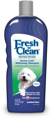 Fresh 'N Clean Snowy-Coat Dog Shampoo - Vanilla - 18 Oz