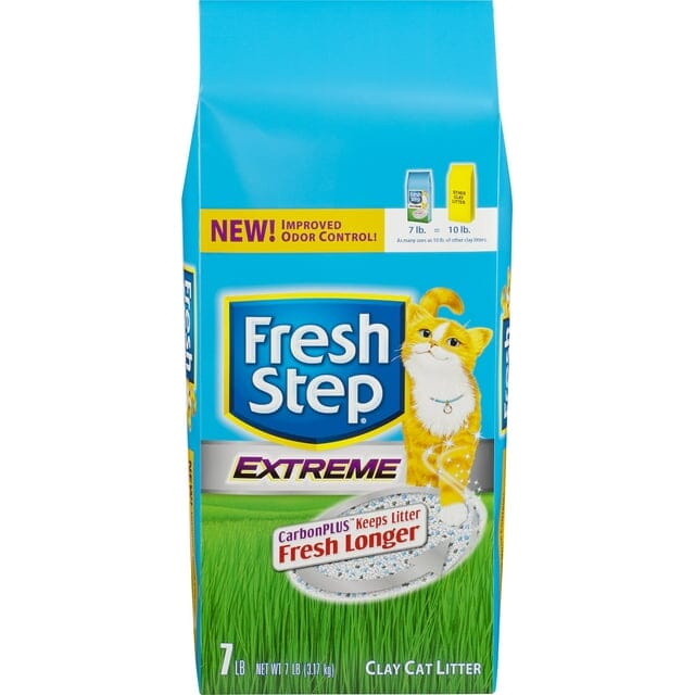 Fresh Step Regular Febreze Scented 7-Day Odor Control Non-Clumping Cat Litter 7 Lbs - 6 Pack