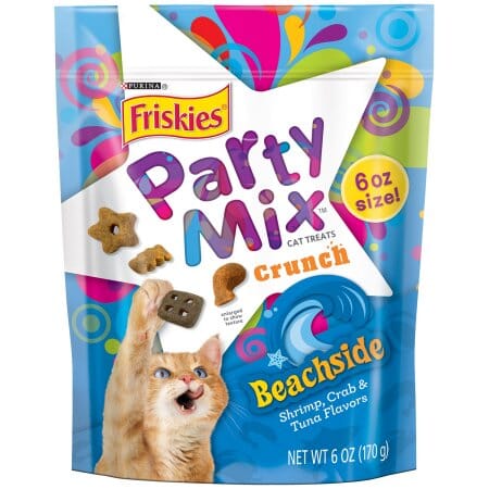 Friskies Party Mix Beachside Crunch Cat Treats  