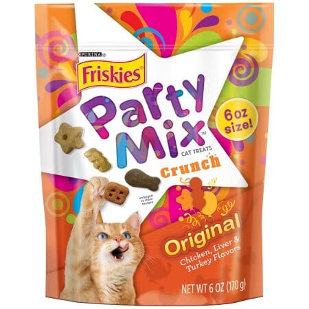 Friskies Party Mix Original Crunch Cat Treats  