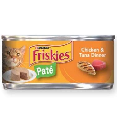 Friskies Pate Chicken And Tuna Dinner In Sauce Canned Cat Food  