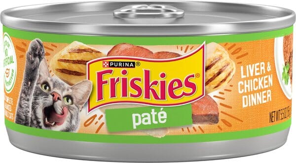 Friskies Pate Liver and Chicken Canned Cat Food  