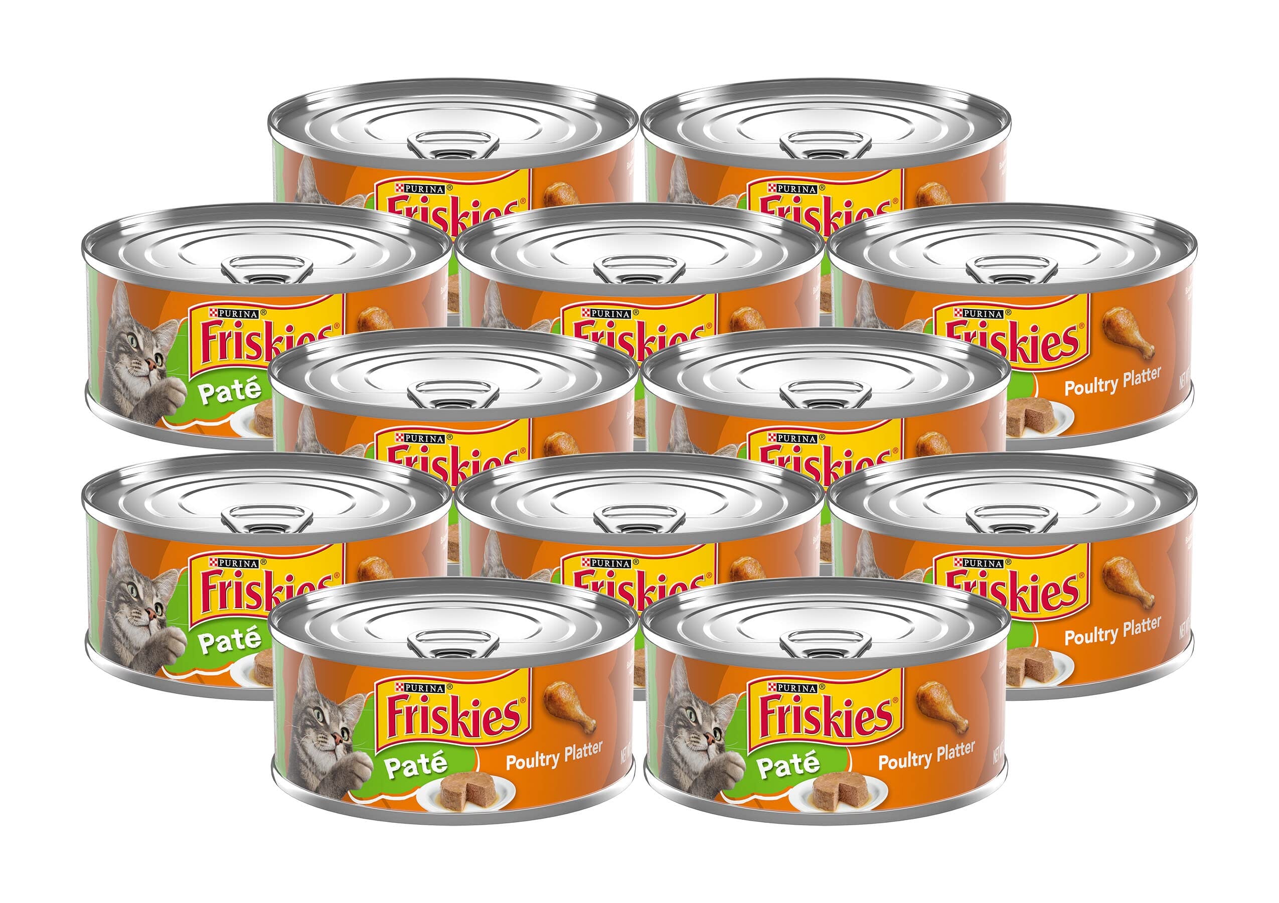 Friskies Pate Poultry Platter Canned Cat Food  