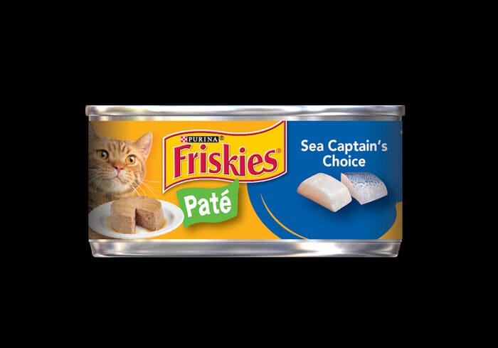 Friskies Pate Sea Captains Choice Canned Cat Food  