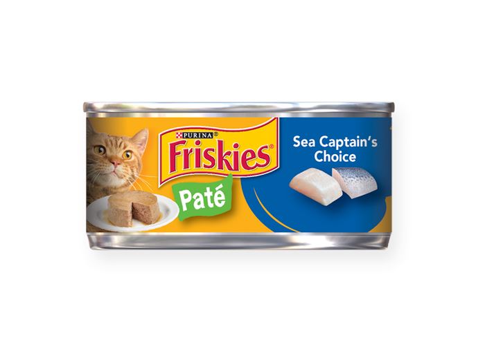 Friskies Pate Sea Captains Choice Canned Cat Food 5.5-oz, case of 24