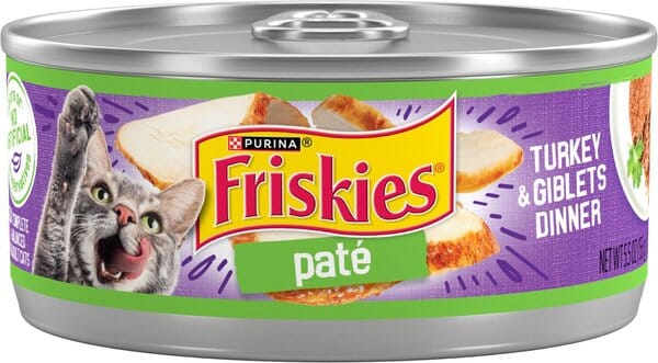 Friskies Pate Turkey & Giblets Canned Cat Food  