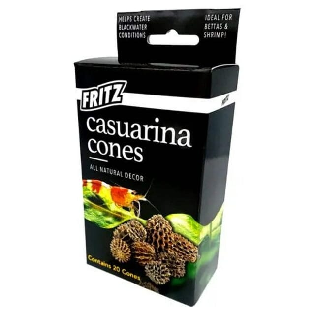 Fritz Aquatics Casuarina Cones Natural Décor and Health for Betta and Shrimp and Blackwater Conditions - 20 Pack Default Title