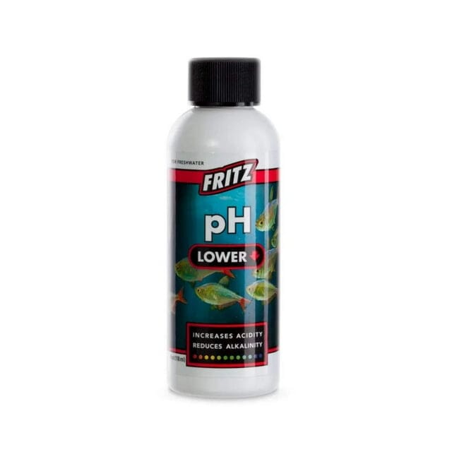 Fritz Aquatics PH Lower Freshwater and Saltwater Aquarium Additive Solution 4 Ounce