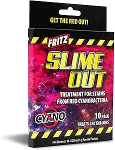 Fritz Aquatics Slime Out Red Cyanobacteria Freshwater and Saltwater Packets Stain Remover Treatment - 10 Count Default Title