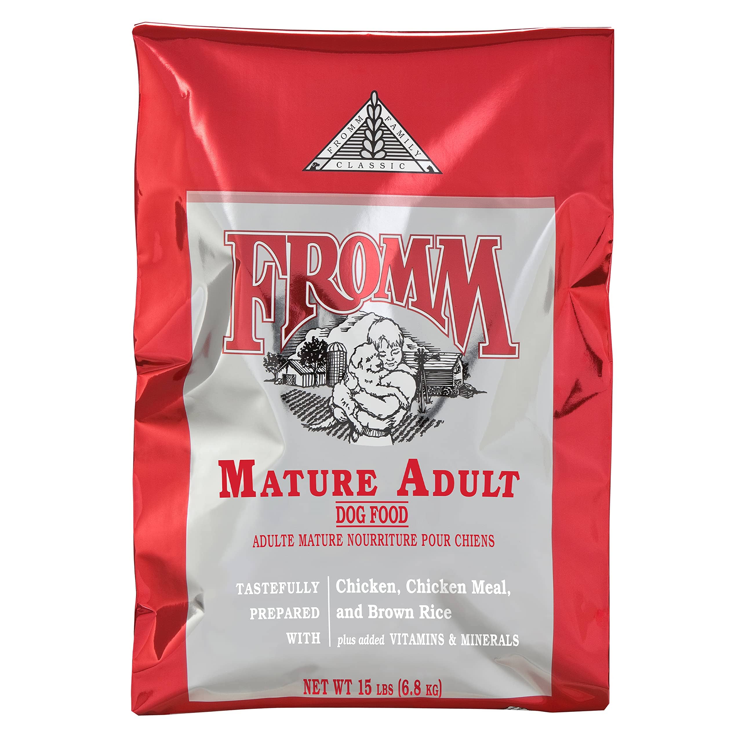 FROMM Classic Mature Senior Adult Premium Chicken Dry Dog Food 15 Lbs 