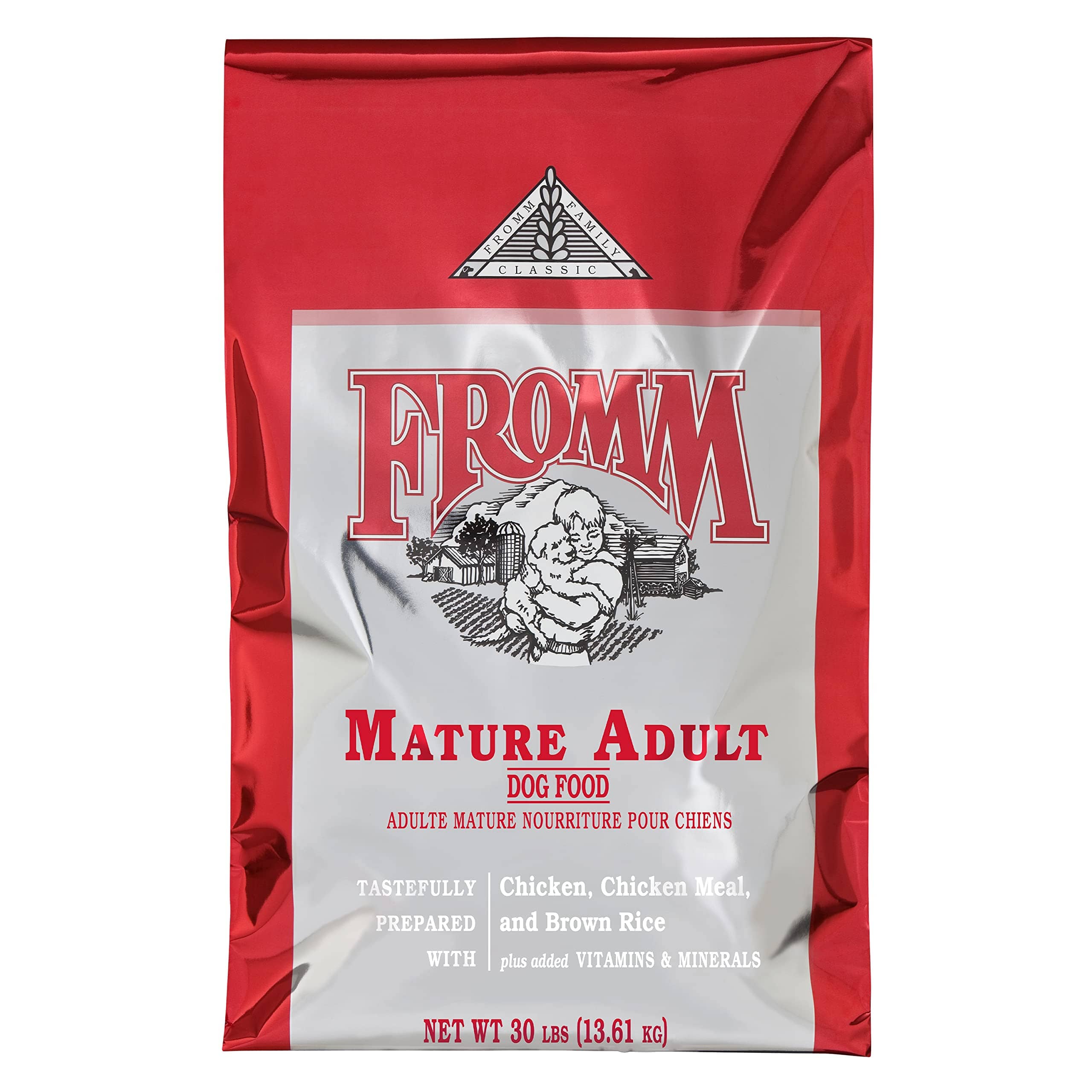 FROMM Classic Mature Senior Adult Premium Chicken Dry Dog Food 30 Lbs 