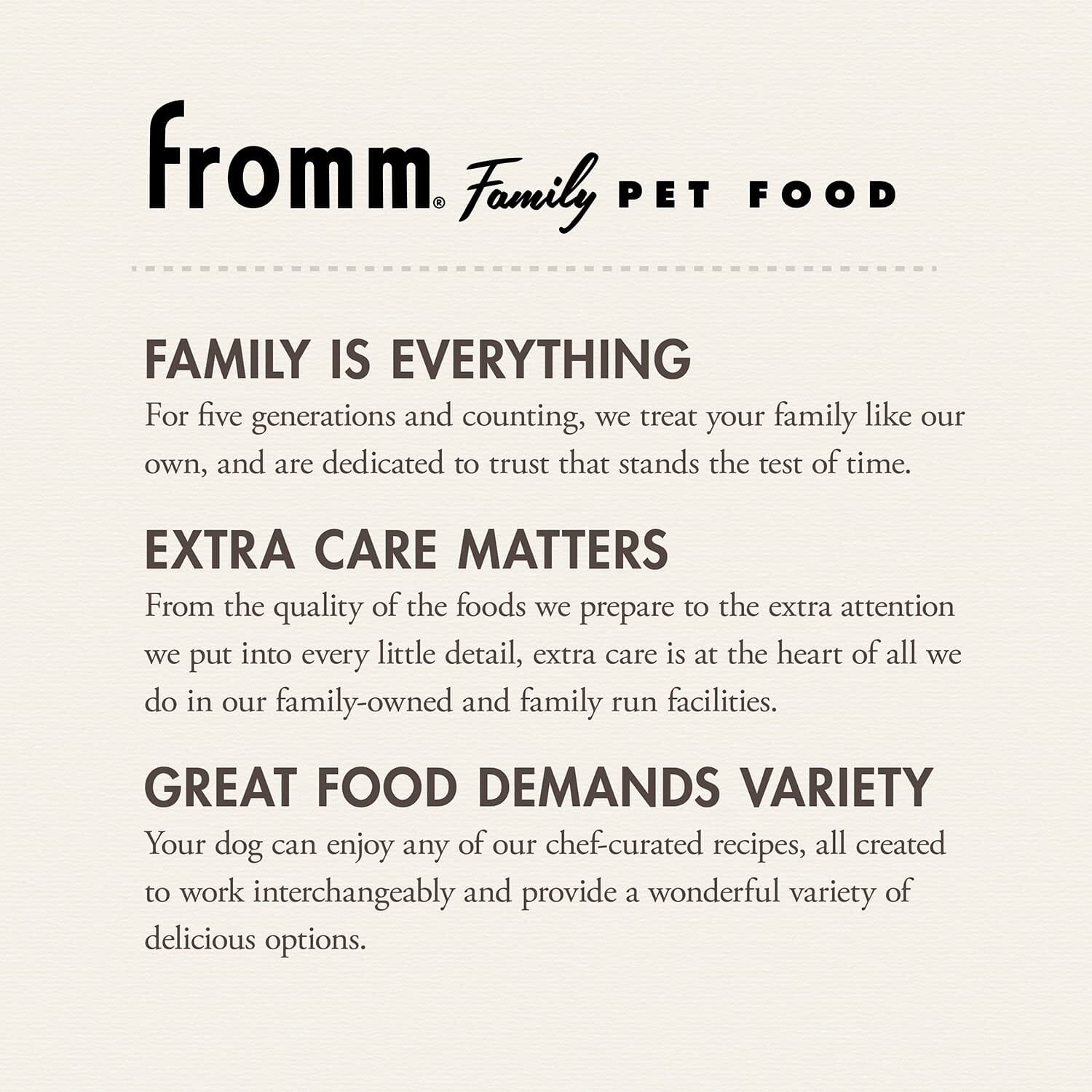 FROMM Four-Star Nutritionals Chicken au Frommage Grain-Free Chicken Dry Dog Food  