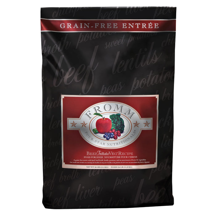 FROMM Four-Star Nutritionals Premium Grain-Free Beef Frittata Vegetable Dry Dog Food