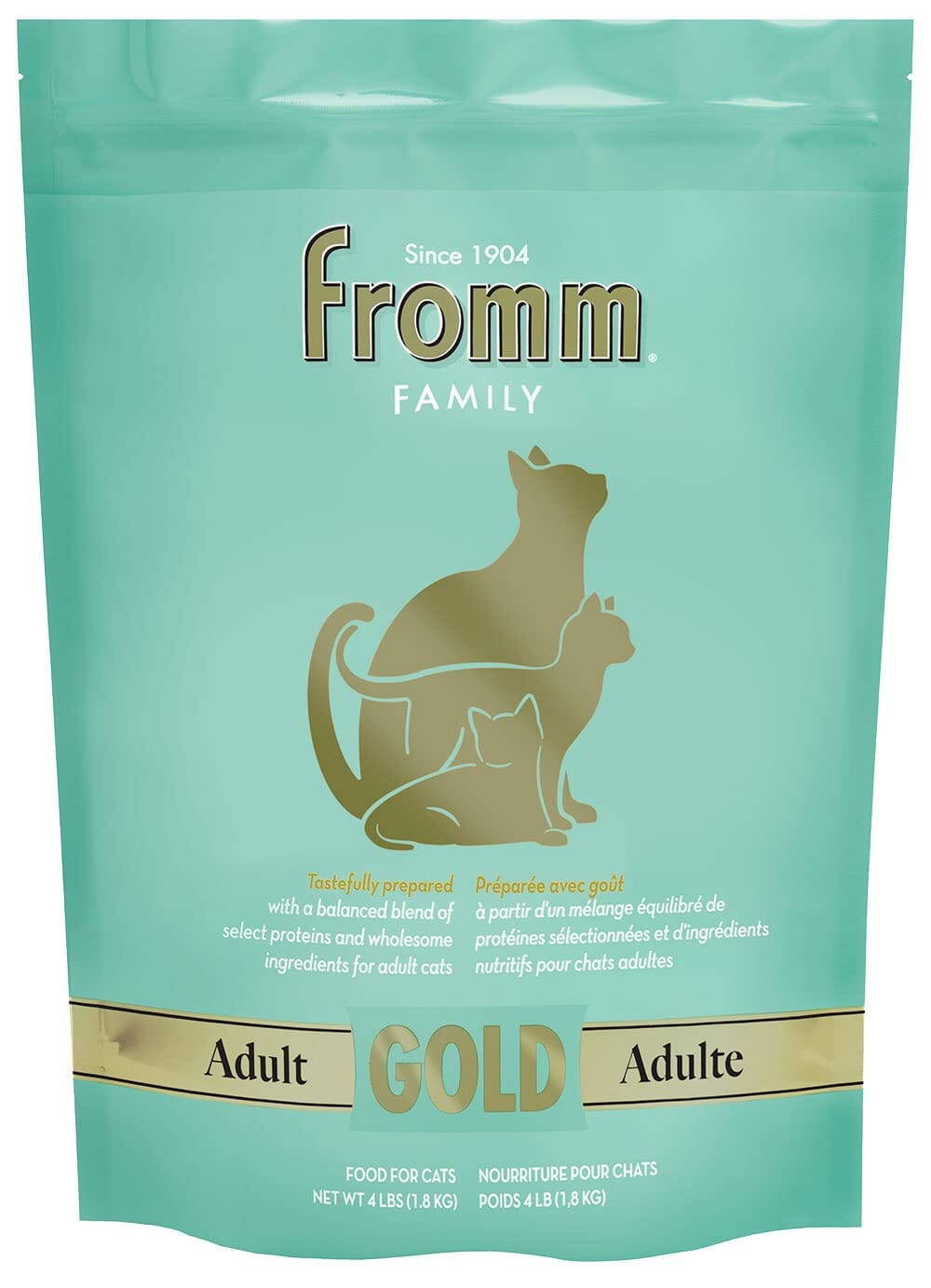 FROMM Gold Premium Adult Chicken Dry Cat Food 4 Lbs 