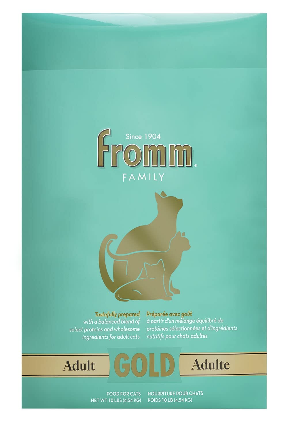 FROMM Gold Premium Adult Chicken Dry Cat Food 10 Lbs 