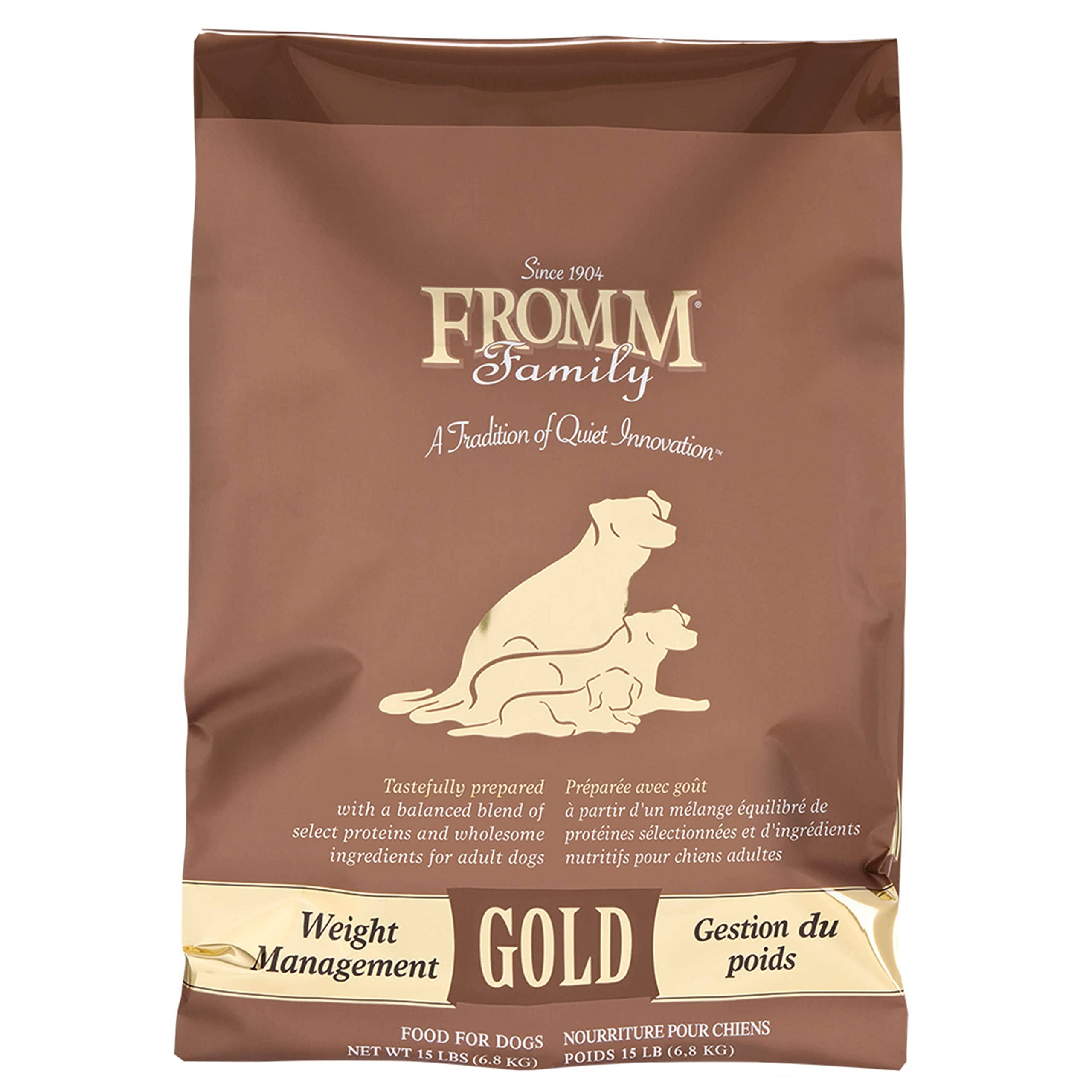 FROMM Gold Premium Weight Management Dry Dog Food 15 Lbs 