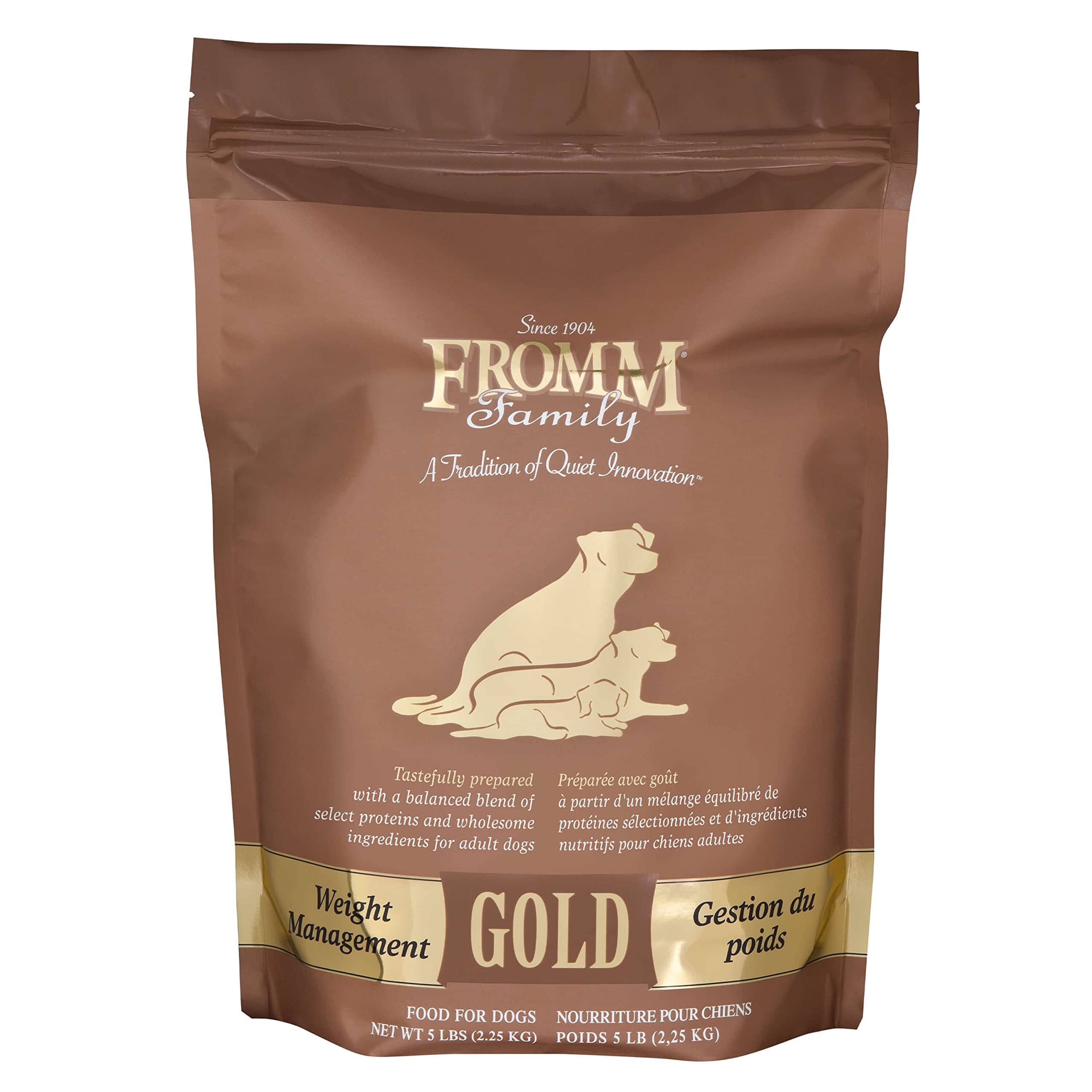 FROMM Gold Premium Weight Management Dry Dog Food 5 Lbs 