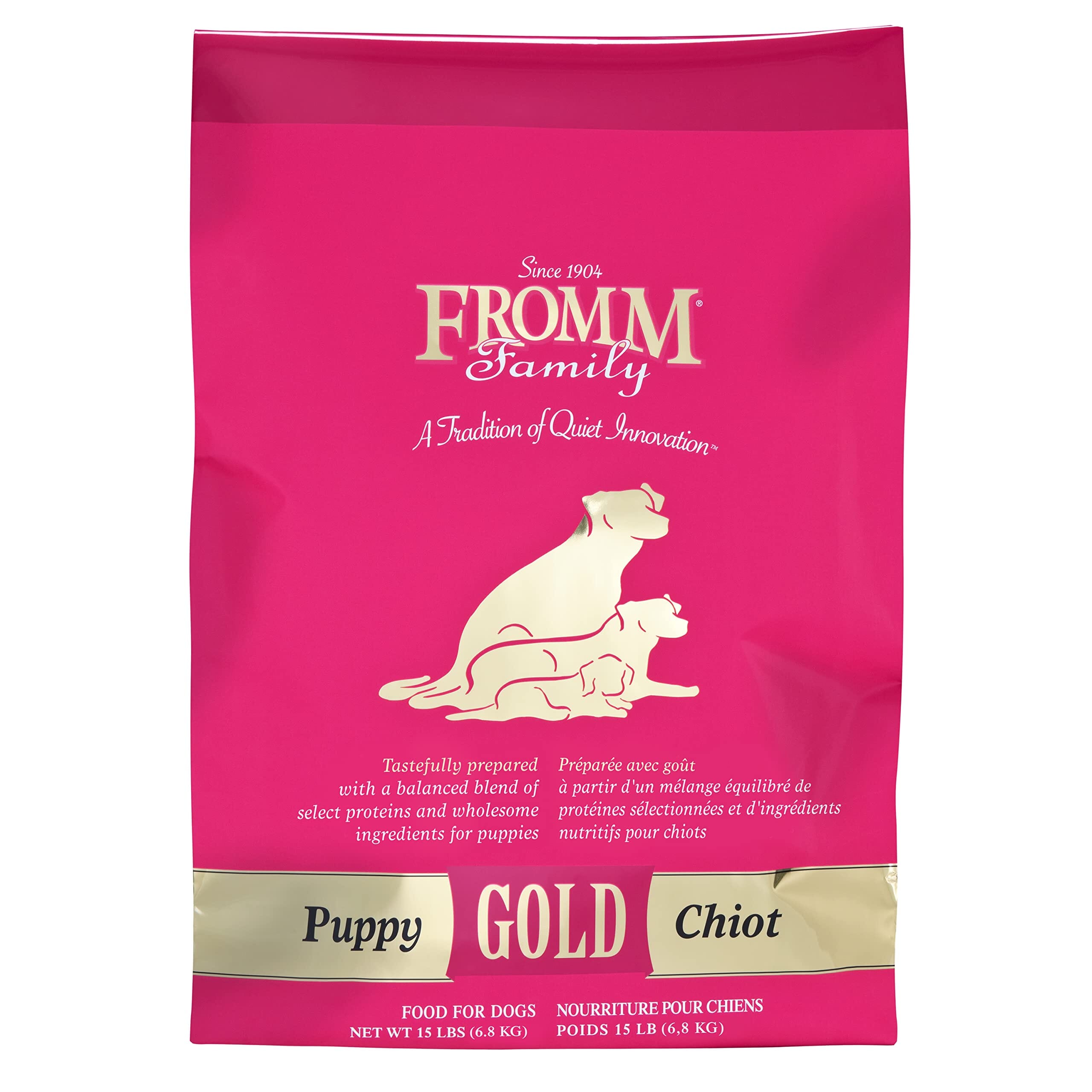 FROMM Gold Puppy Small and Medium-Breed Chicken Dry Dog Food 15 Lbs 