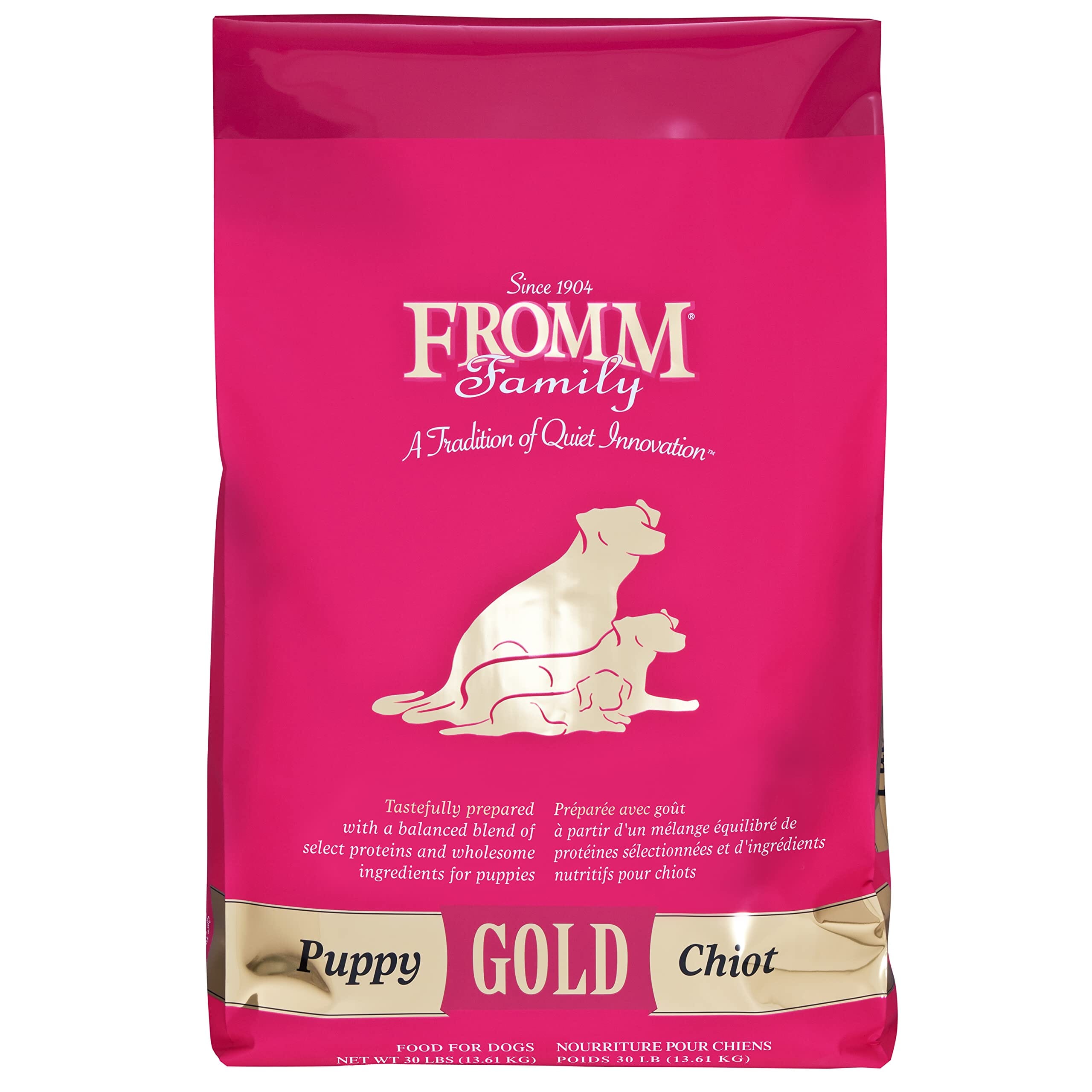 FROMM Gold Puppy Small and Medium-Breed Chicken Dry Dog Food 30 Lbs 