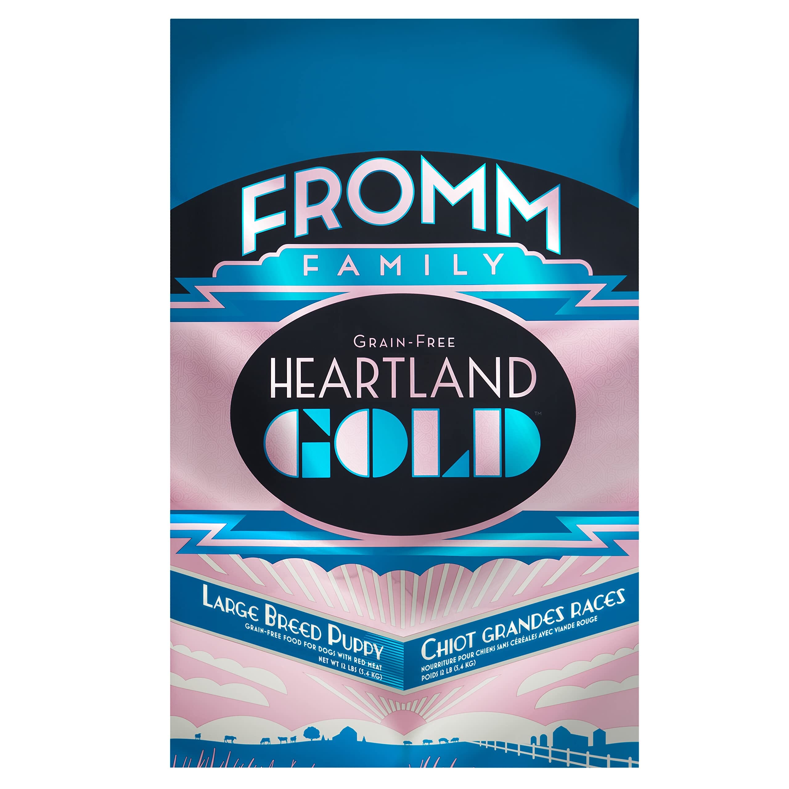 FROMM Heartland Gold Puppy Large and Giant-Breed Grain-Free Beef Dry Dog Food 12 Lbs 