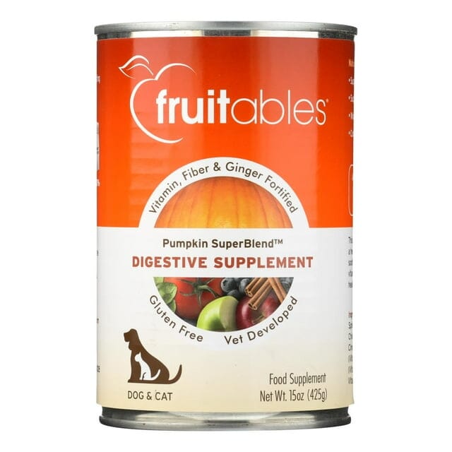 Fruitables Digestive SuperBlend Pumpkin Canned Cat and Dog Food Supplement - 15 Oz Default Title