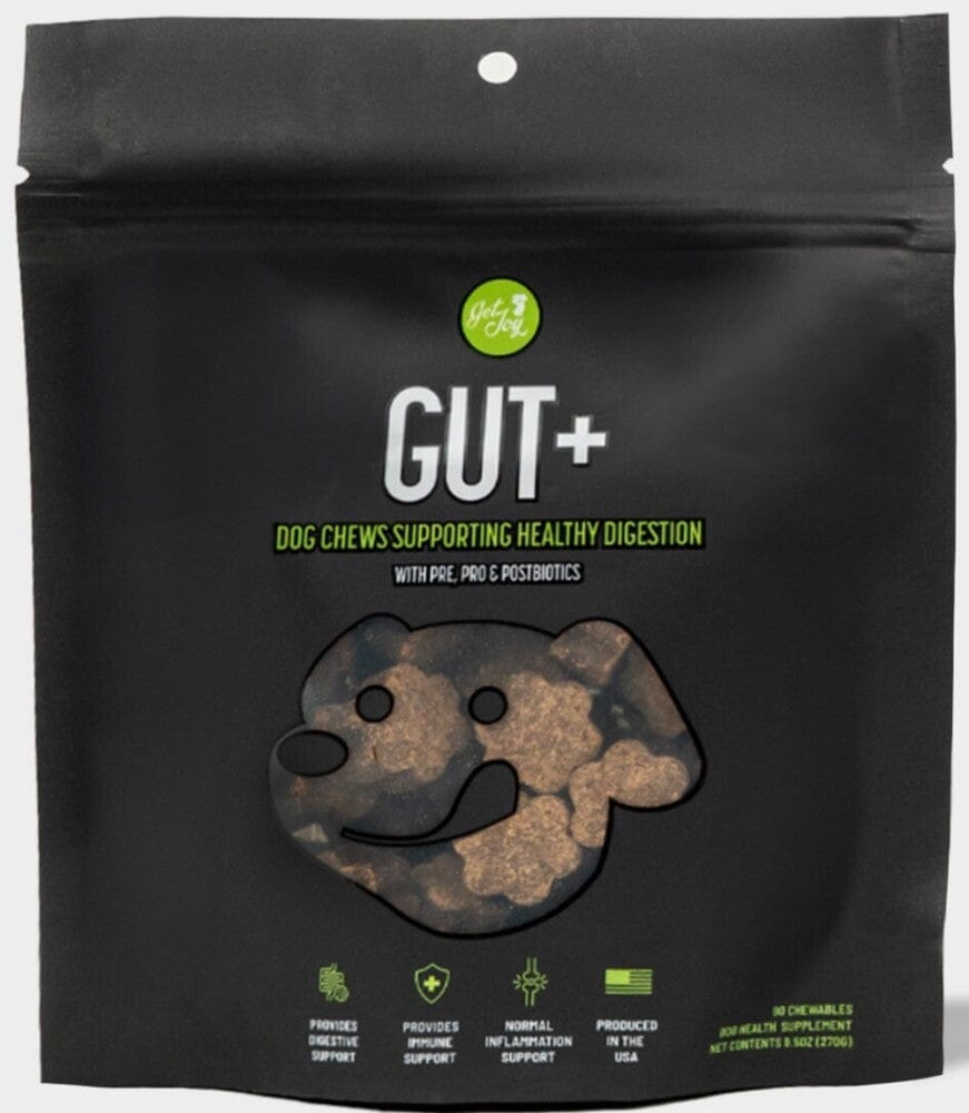 Get Joy Gut+ Chicken Pre-Pro-Postbiotics Digestive Health Supplemental Dog Chews - 90 Count Default Title