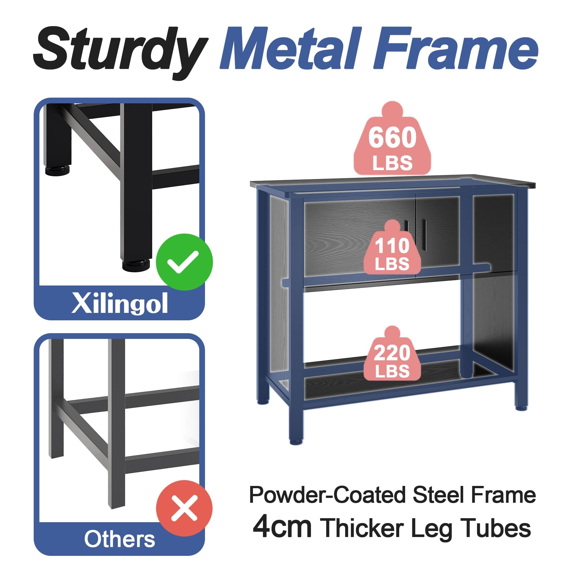 Goal Sporting Goods Iron Queen Anne Aquarium Stand - 36" Inch  