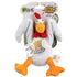 GoDog Action Battery-Free Reacting Squeaky Chicken Plush Dog Toy - Tan  