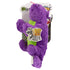 GoDog Action Battery-Free Reacting Squeaky Lizard Plush Dog Toy - Purple