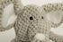 GoDog Checkers Elephant Squeak and Plush Dog Toy with Chew-Guard Tech - Gray - Large  