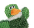 GoDog Checkers Skinny Duck Plush Dog Toy with Chew-Guard Tech - Green - Mini  