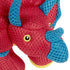 GoDog Dragon Squeak and Plush Dog Toy with Chew-Guard Tech - Blue - Mini  