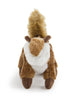 GoDog Flatz Squirrel Squeak and Plush Dog Toy - Large  