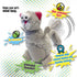 GoDog Flatz Squirrel Squeak and Plush Dog Toy - Mini  