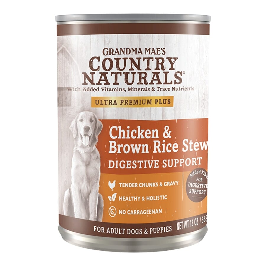 Grandma Mae's Country Naturals Premium Healthy Chicken Stew Canned Dog Food - 13 Oz - Case of 12