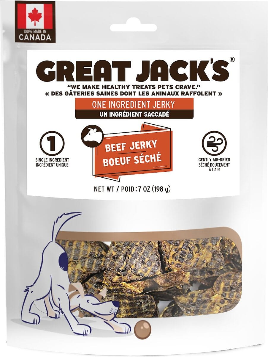 Great Jacks Beef Jerky Dog Treats - 7 Oz