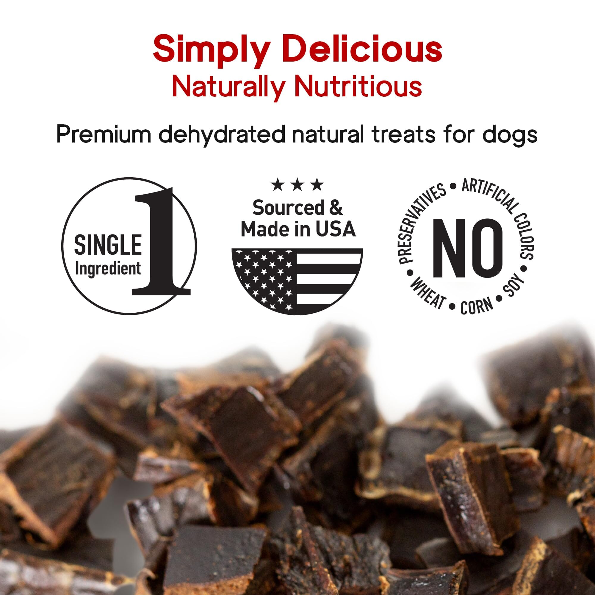 Great Jacks Beef Liver Jerky Dog Treats - 6 Oz  