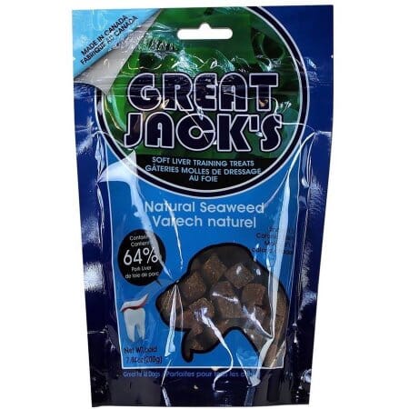Great Jacks Liver and Kelp Soft and Chewy Dog Treats - 7 Oz