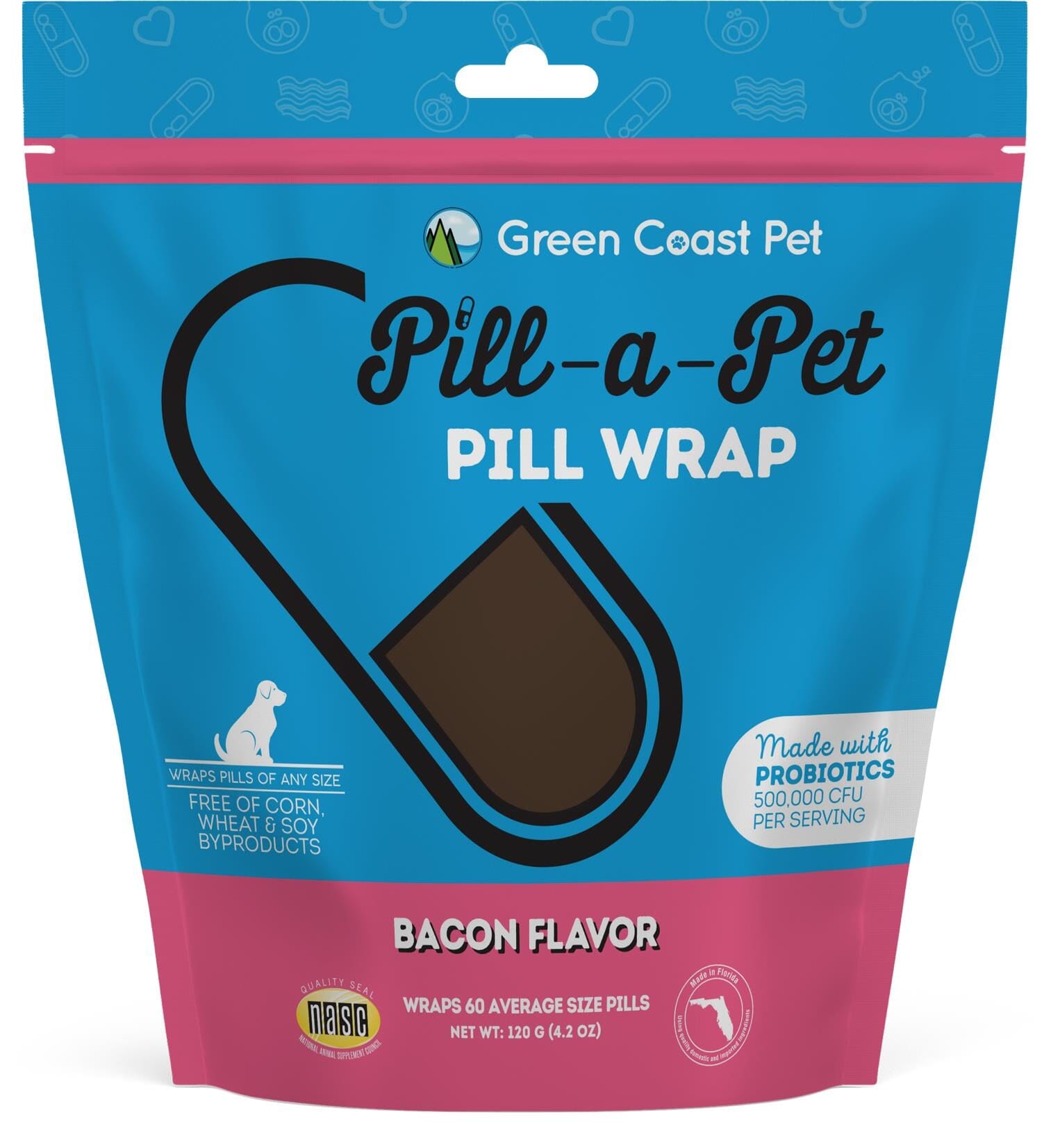 Green Coast Pet Pill A Pet Pill Pockets - 60 Count  