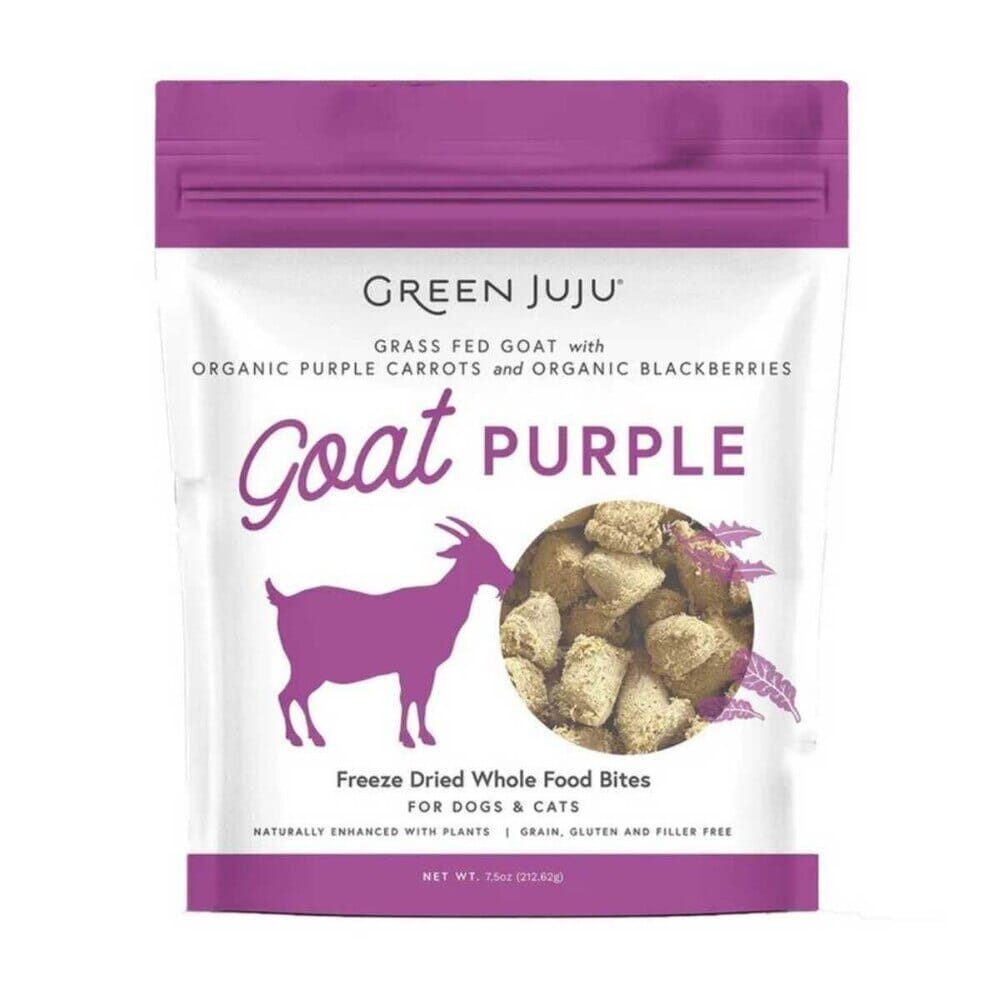 Green Juju GoatPurple Freeze Dried Toppers-7.5 oz Bag