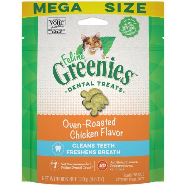 Greenies Feline Chicken Dental Cat Treats - 4.6 oz  