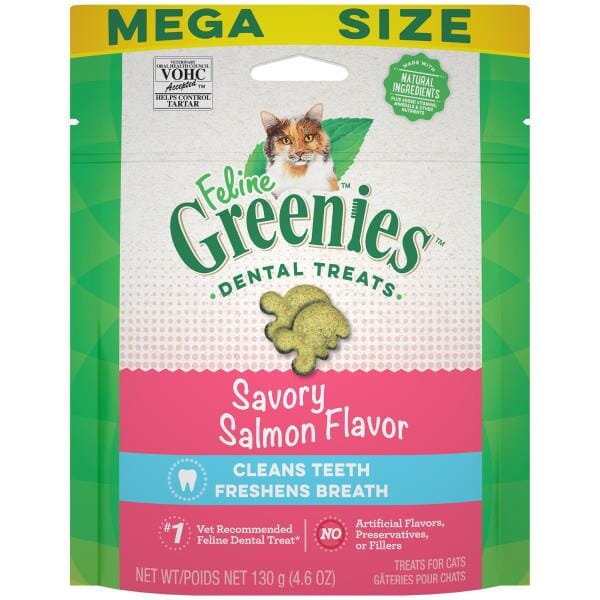 Greenies Feline Salmon Dental Cat Treats - 4.6 oz  