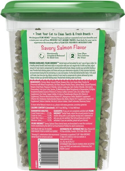 Greenies Feline Salmon Dental Cat Treats - 9.75 oz