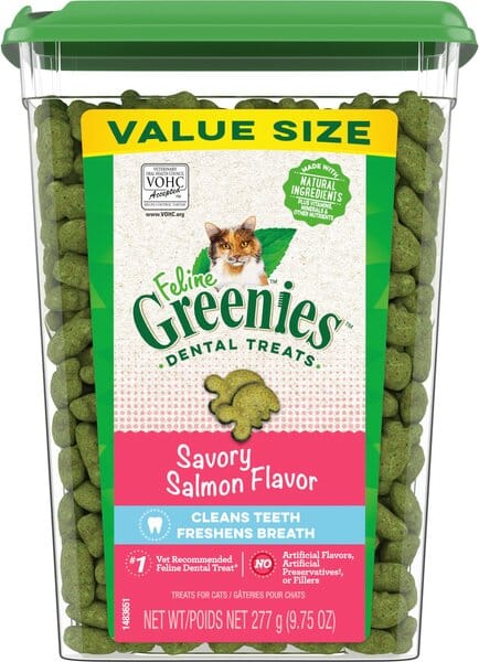 Greenies Feline Salmon Dental Cat Treats - 9.75 oz